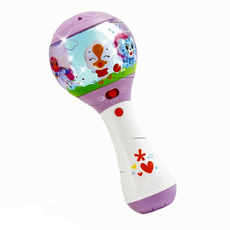 جغجغه موزیکال هولا طرح چراغ خواب مدل 3125