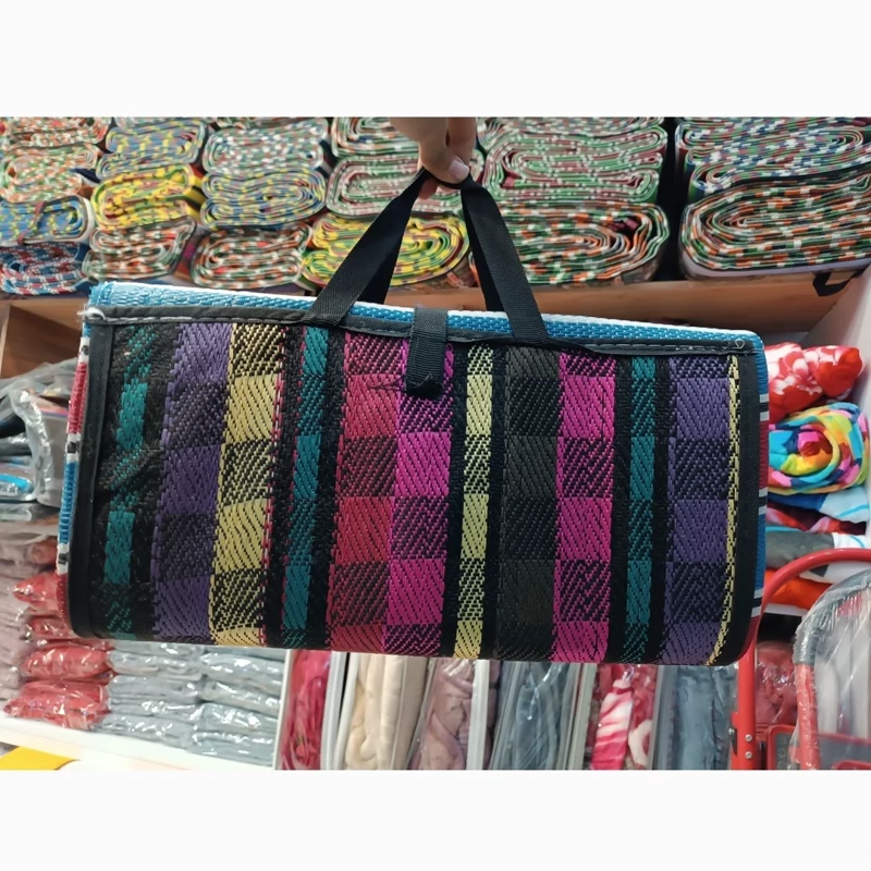 زیرانداز حصیری تاشو سفری 4 متری 8نفره  بسته بندی رایگان(پس کرایه)