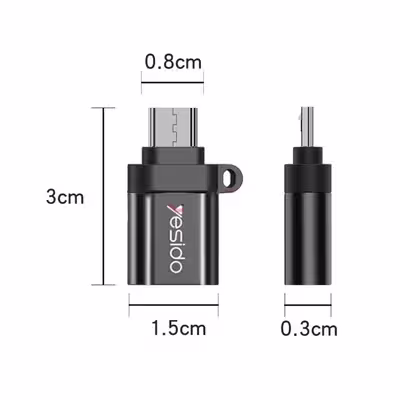مبدل OTG microUSB یسیدو مدل GS07 