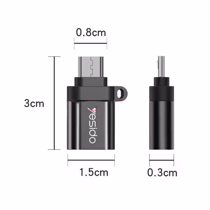 مبدل OTG microUSB یسیدو مدل GS07 