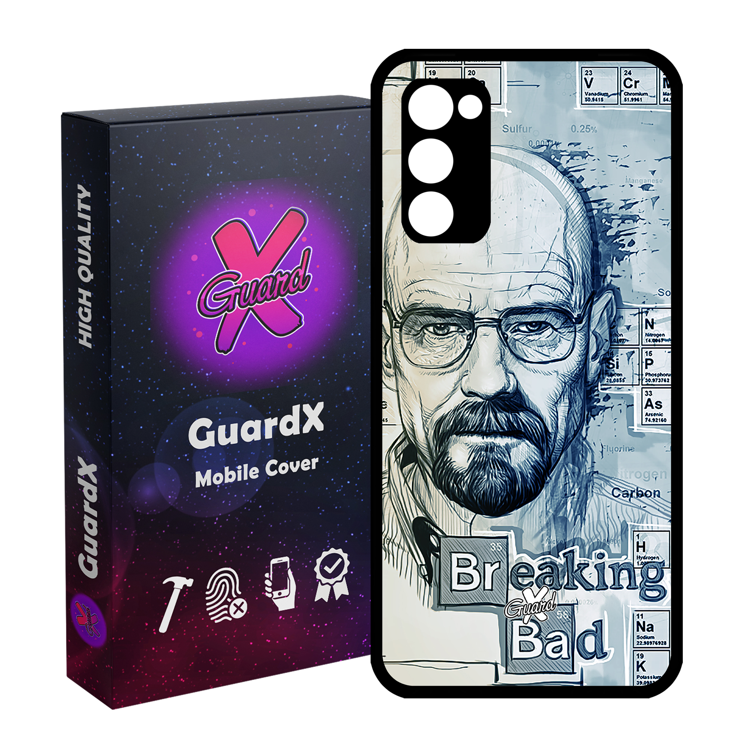 کاور گارد ایکس طرح Breaking Bad مدل Glass10202 مناسب برای گوشی موبایل سامسونگ Galaxy S20 FE