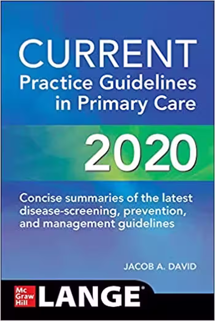 CURRENT Medical Diagnosis and Treatment2020 - کتاب پزشکی بهار