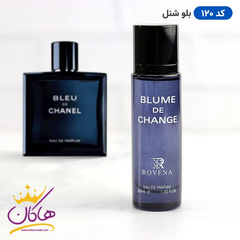 ادکلن روونا جیبی بلو چنل 30 میل کد 120 | Rovena blue chanel