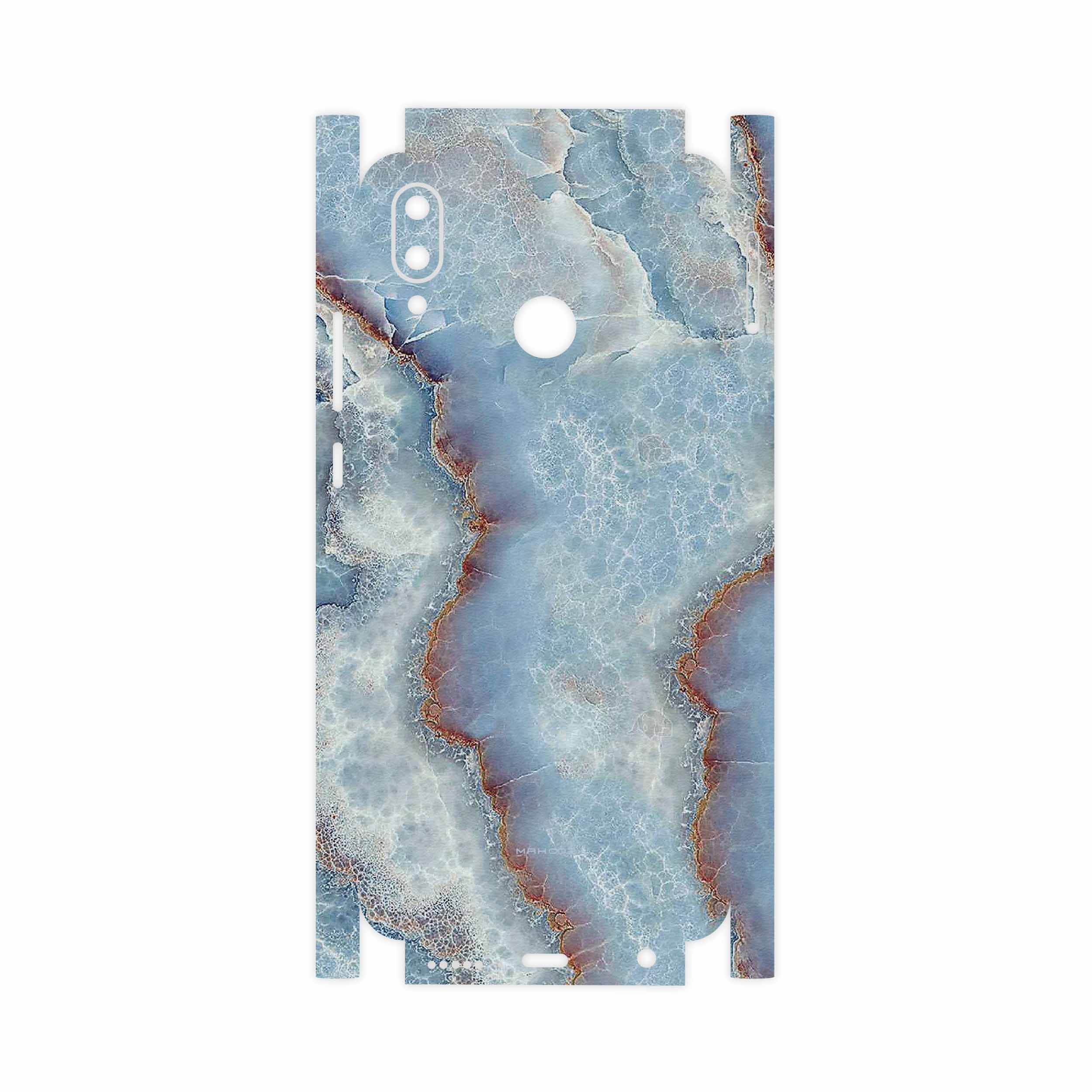 برچسب پوششی ماهوت مدل Blue Ocean Marble-FullSkin مناسب برای گوشی موبایل هوآوی Nova 3e