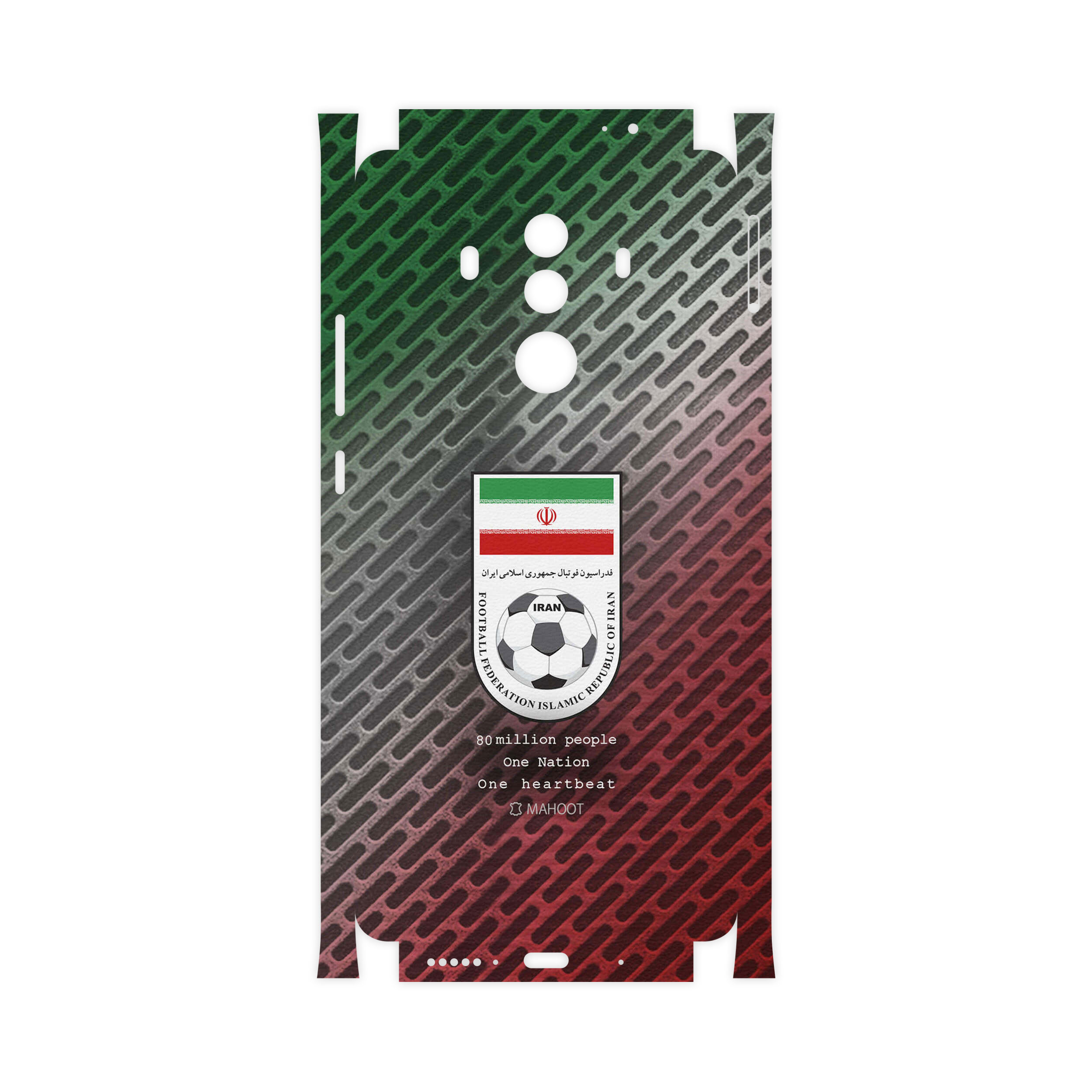 برچسب پوششی ماهوت مدل Iran-National-Football-Team-FullSkin مناسب برای گوشی موبایل هوآوی Mate 10 Pro