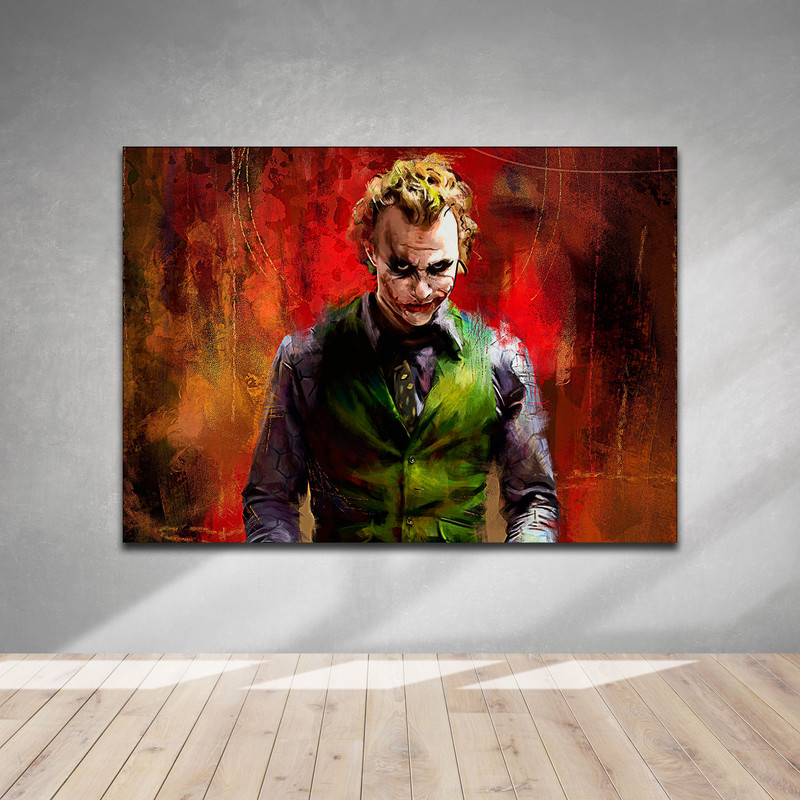 تابلو شاسی آرت سون طرح جوکر 1T013 | دنیای قاب