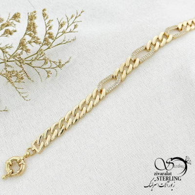 دستبند کارتیر طرح طلا برند ژوپینگ کد 14431