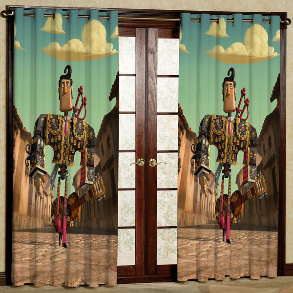 پرده مدل مخمل پانچی کد 6158 سایز 280x140 سانتی متر