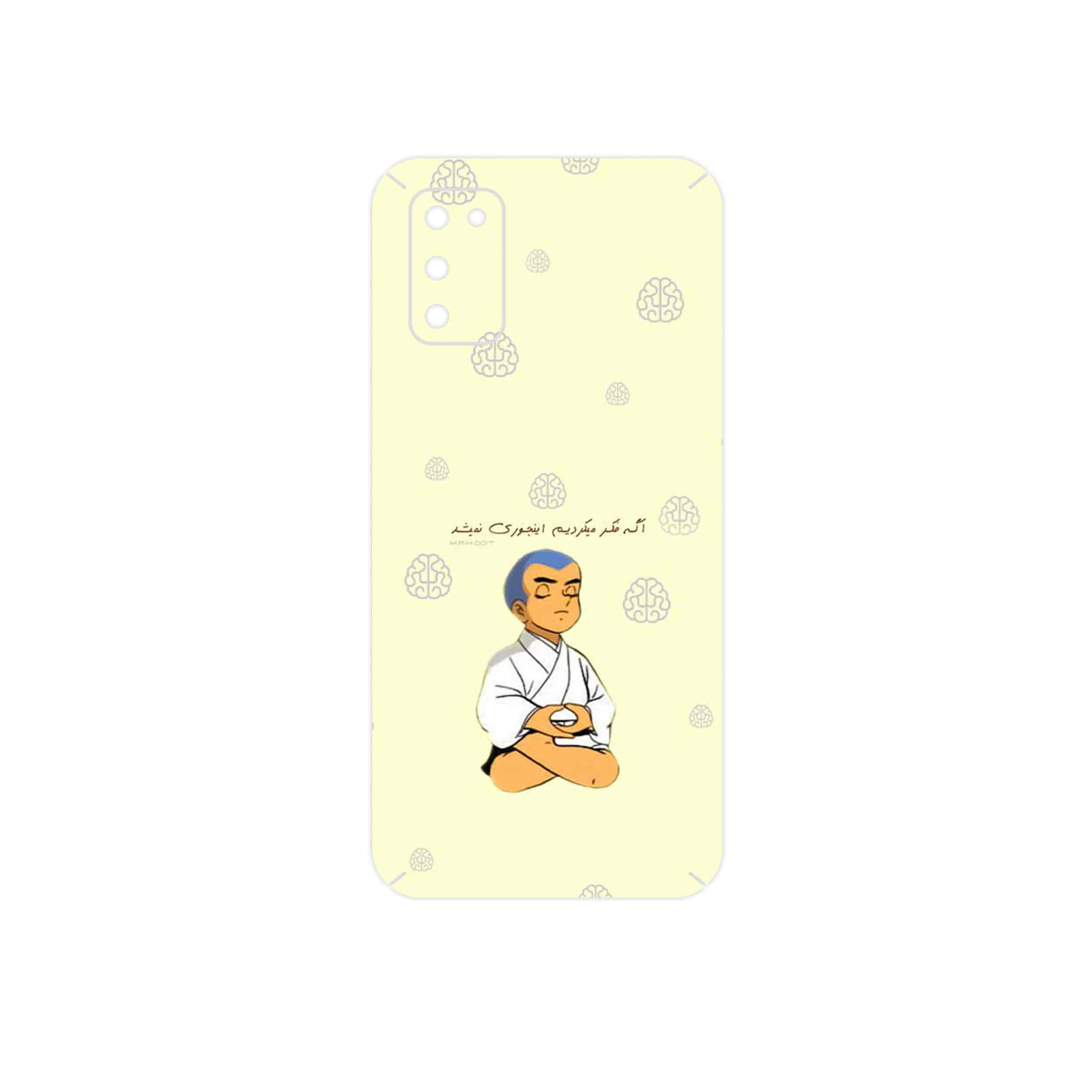 برچسب پوششی ماهوت مدل Ikkyu-san مناسب برای گوشی موبایل سامسونگ Galaxy A02S