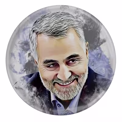 پیکسل طرح سردار شهید حاج قاسم سلیمانی مدل S4834