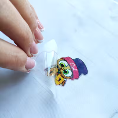 استیکر پارچه و لباس مدل حیوانات کارتونی مجموعه 11 عددی