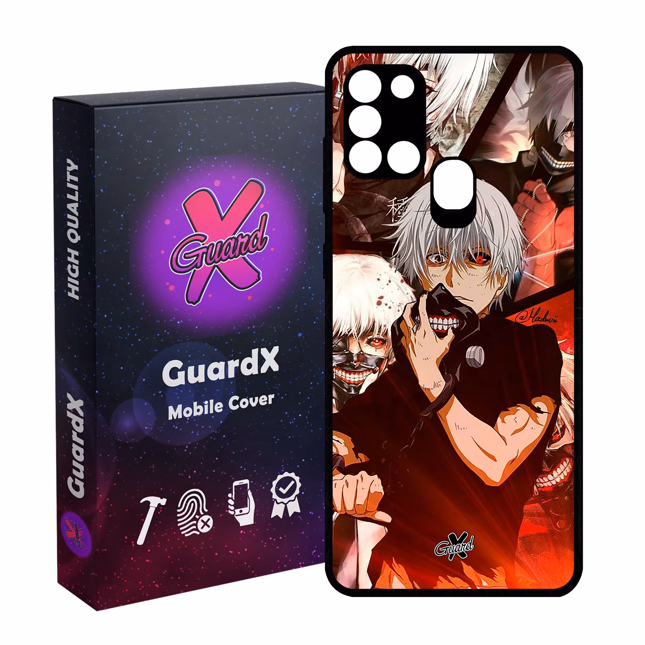کاور گارد ایکس طرح Tokyo Ghoul Anime مدل Glass10549 مناسب برای گوشی موبایل سامسونگ Galaxy A21s