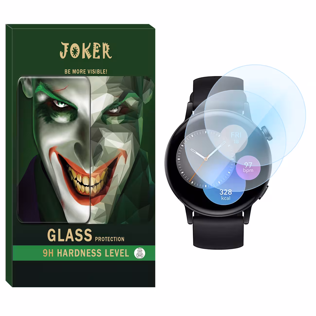 محافظ صفحه نمایش نانو جوکر مدل NJK مناسب برای ساعت هوشمند هوآوی Watch GT 3 42mm بسته دو عددی