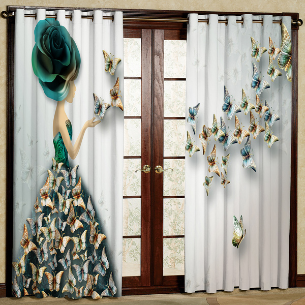 پرده مدل مخمل پانچی کد 7777 سایز 280x140 سانتی متر