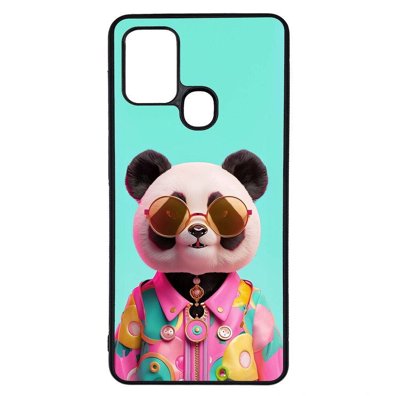 کاور طرح پاندا کد G-141 مناسب برای گوشی موبایل سامسونگ Galaxy A21s | دیجی قاب دونی