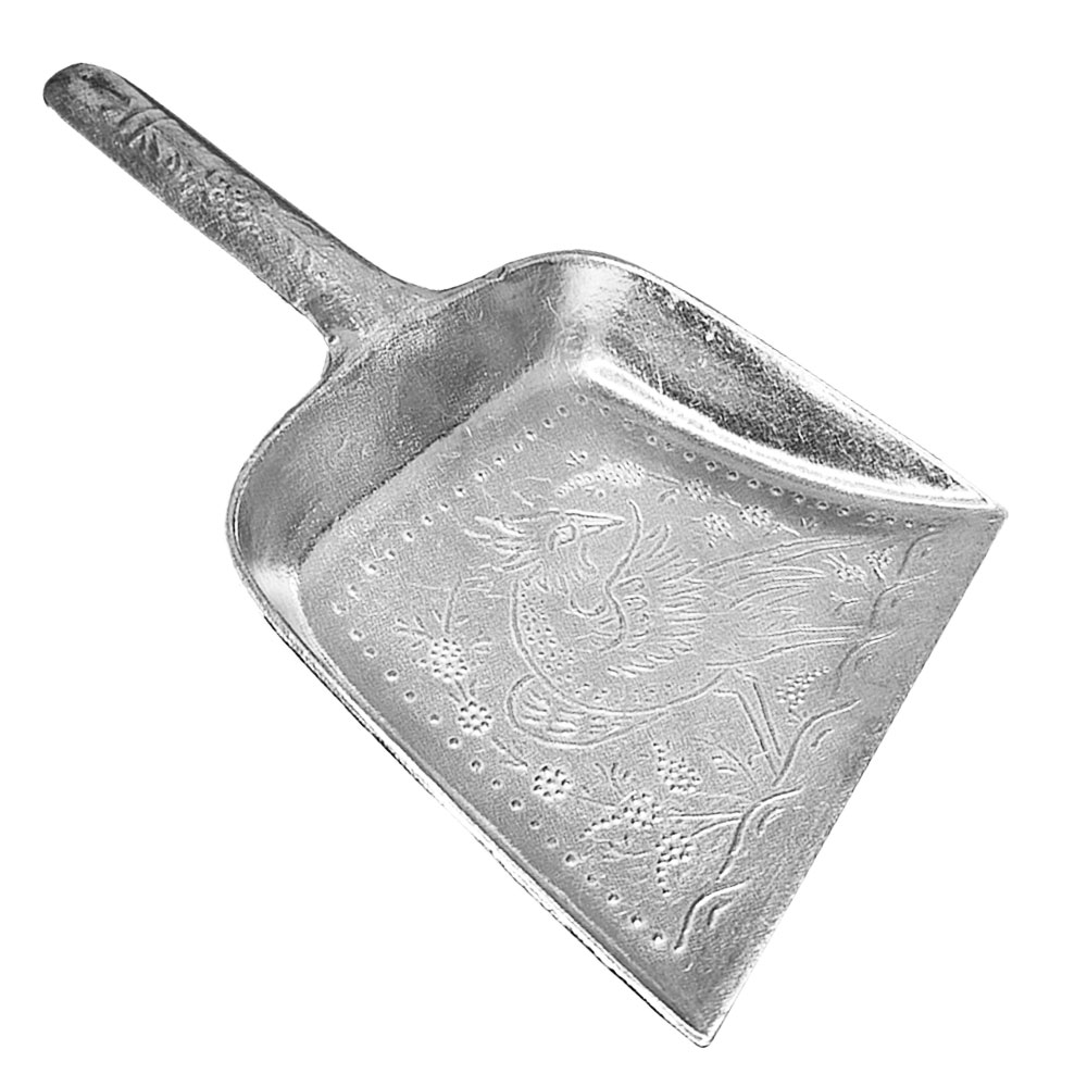 خاک انداز روحی خاک انداز فلزی دسته بلند طرح سیمرغ