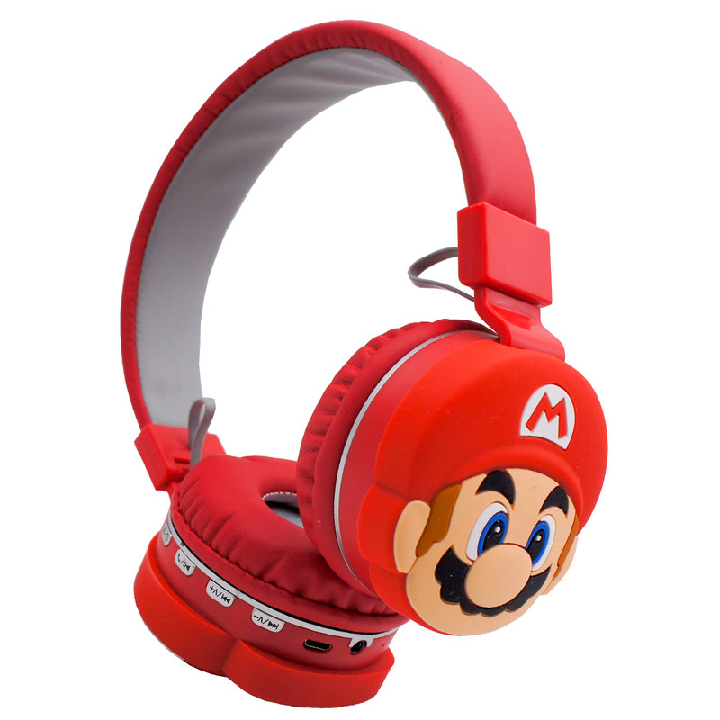 هدفون بلوتوثی طرح فانتزی ماریو مدل Super Mario AH-806Q | کالا مکس