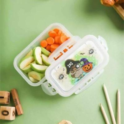 ظرف نگهدارنده غذا مستطیلی طرح دار