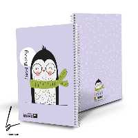 دفتر 100 برگ ایمان سری حیوانات طرح پنگوئن