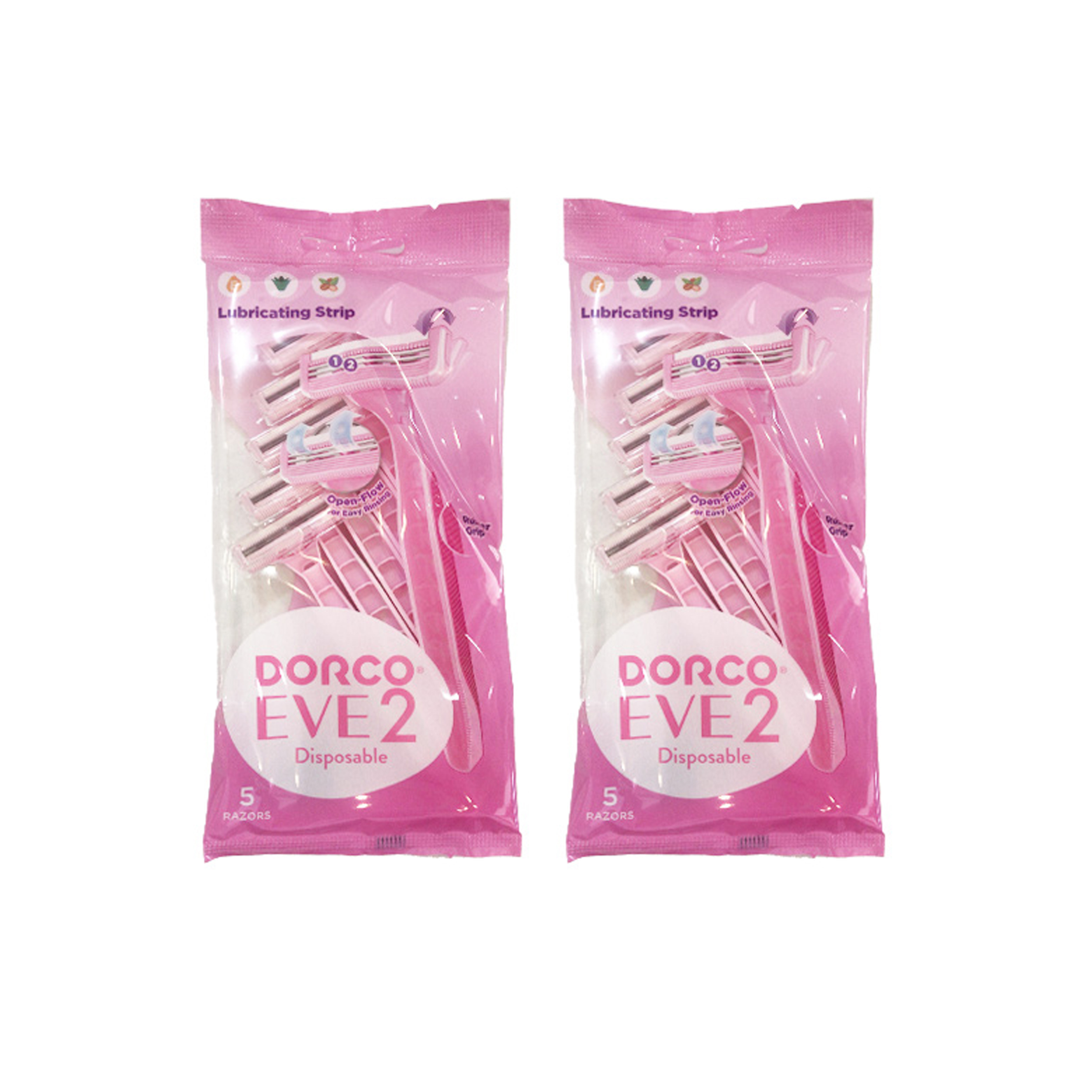 خودتراش دورکو مدل Eve 2 disposable مجموعه 2 عددی