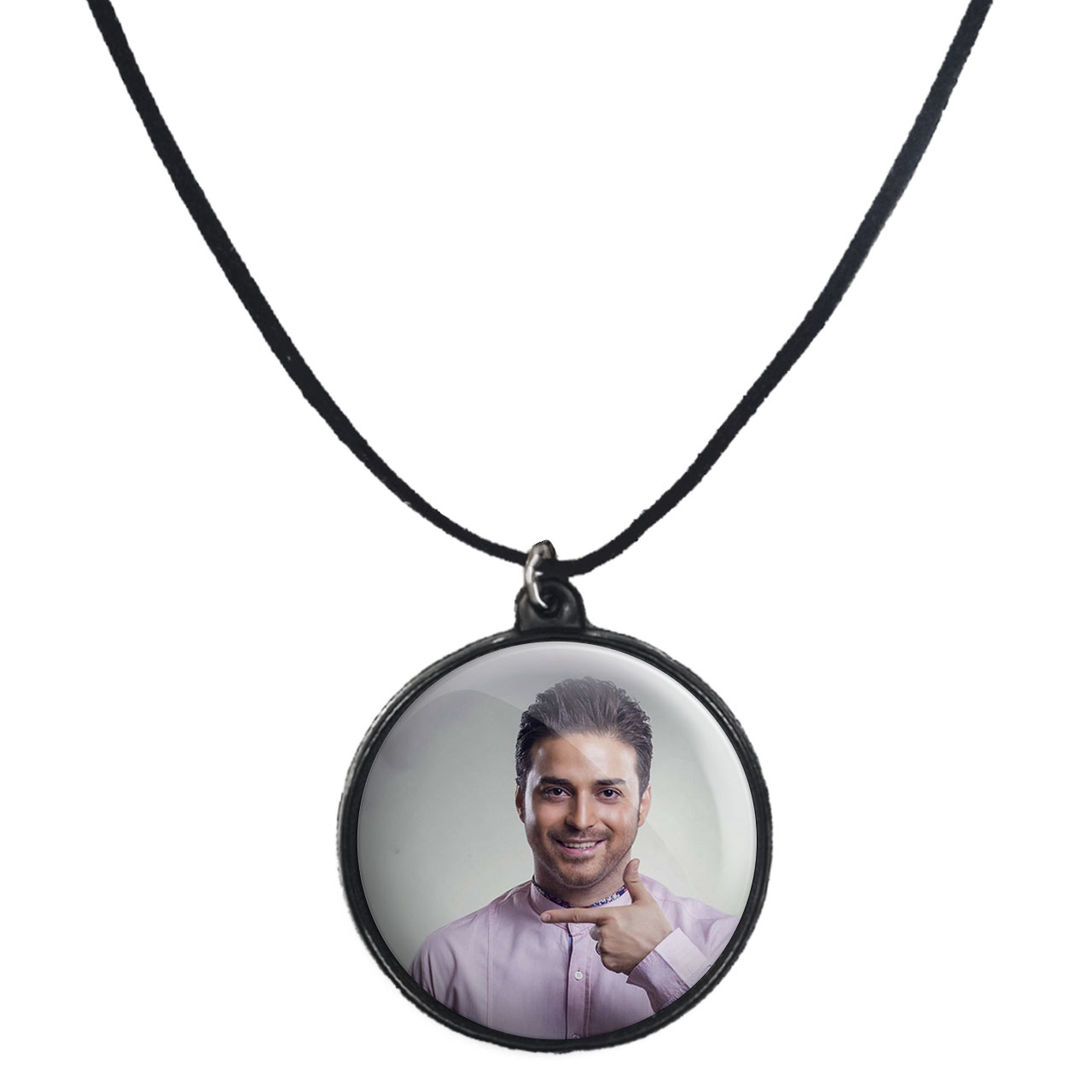 گردنبند پرمانه طرح بابک جهانبخش کد pmb.29123 مدل دو طرفه