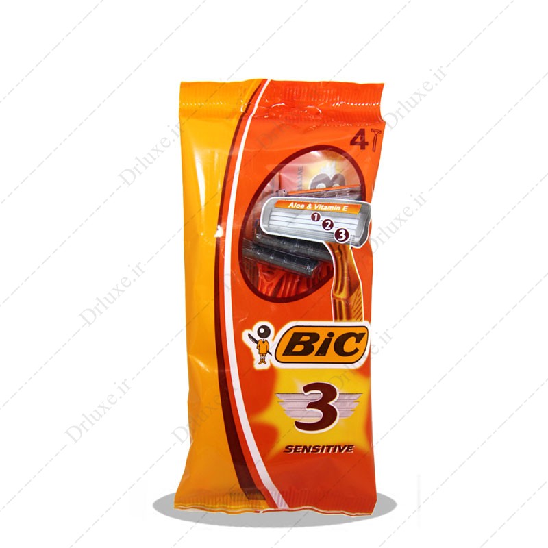 مشخصات، قیمت و خریدتیغ بیک سه تیغه حساس بسته 4 عددی - دکتر لوکس