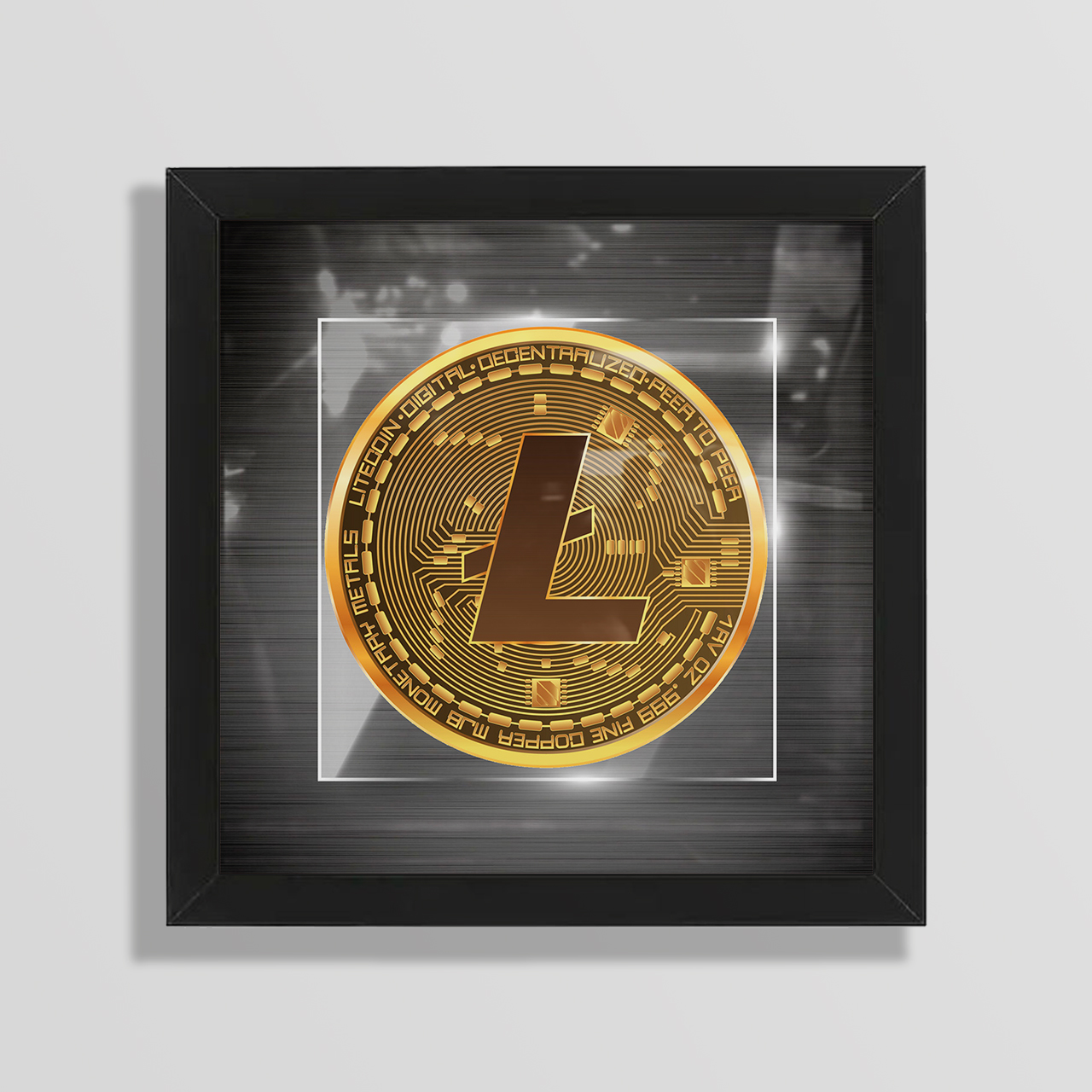 تابلو طرح لایت کوین مدل Jm501