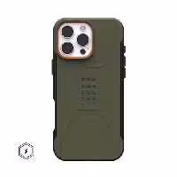 قاب آیفون 16 پرو مکس برند UAG مدل Civilian – Olive Drab مناسب برای Apple iPhone 16 Pro Max