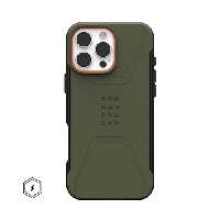 قاب آیفون 16 پرو مکس برند UAG مدل Civilian – Olive Drab مناسب برای Apple iPhone 16 Pro Max