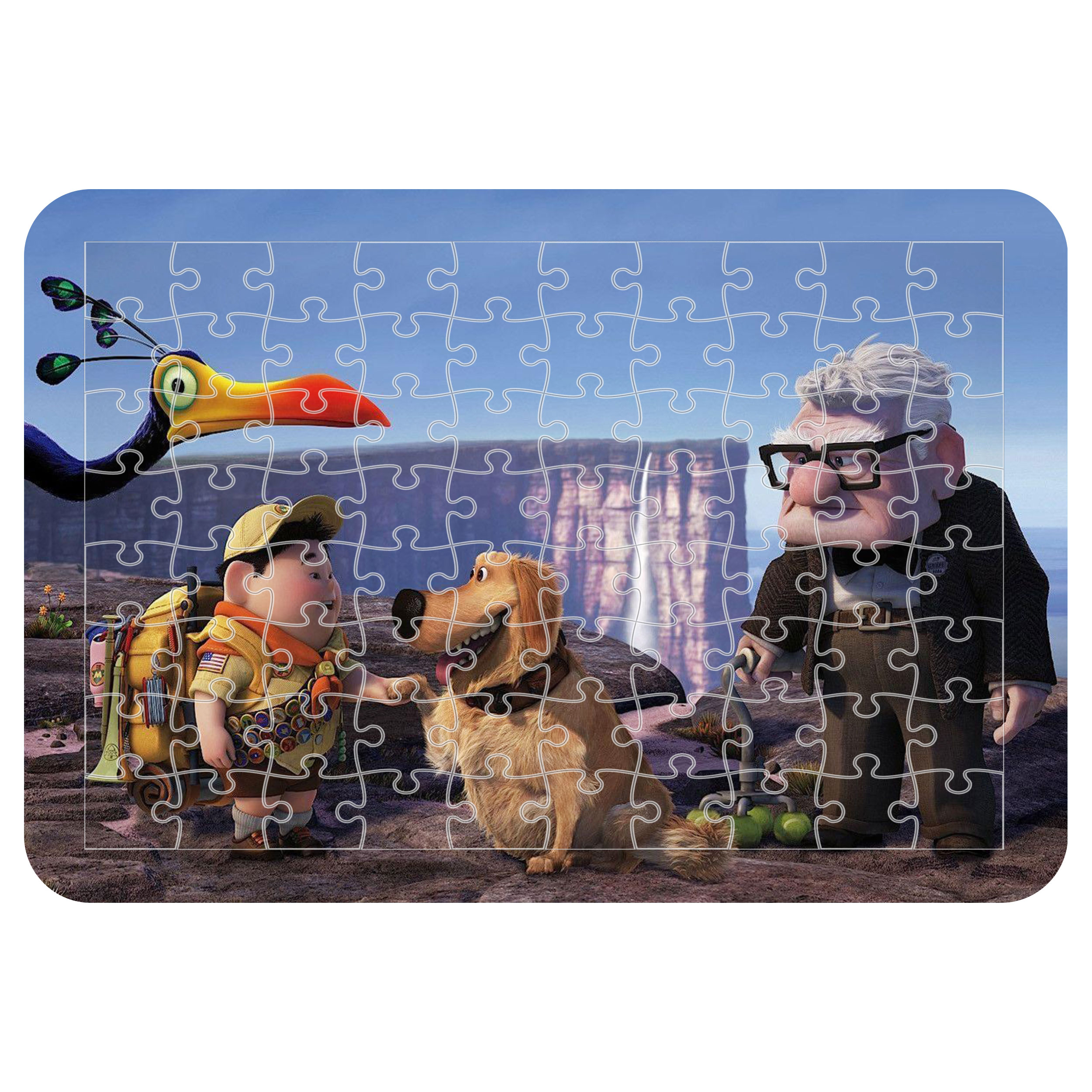 پازل 54 تکه اطلس آبی  طرح کارتون آپ مدل P1920