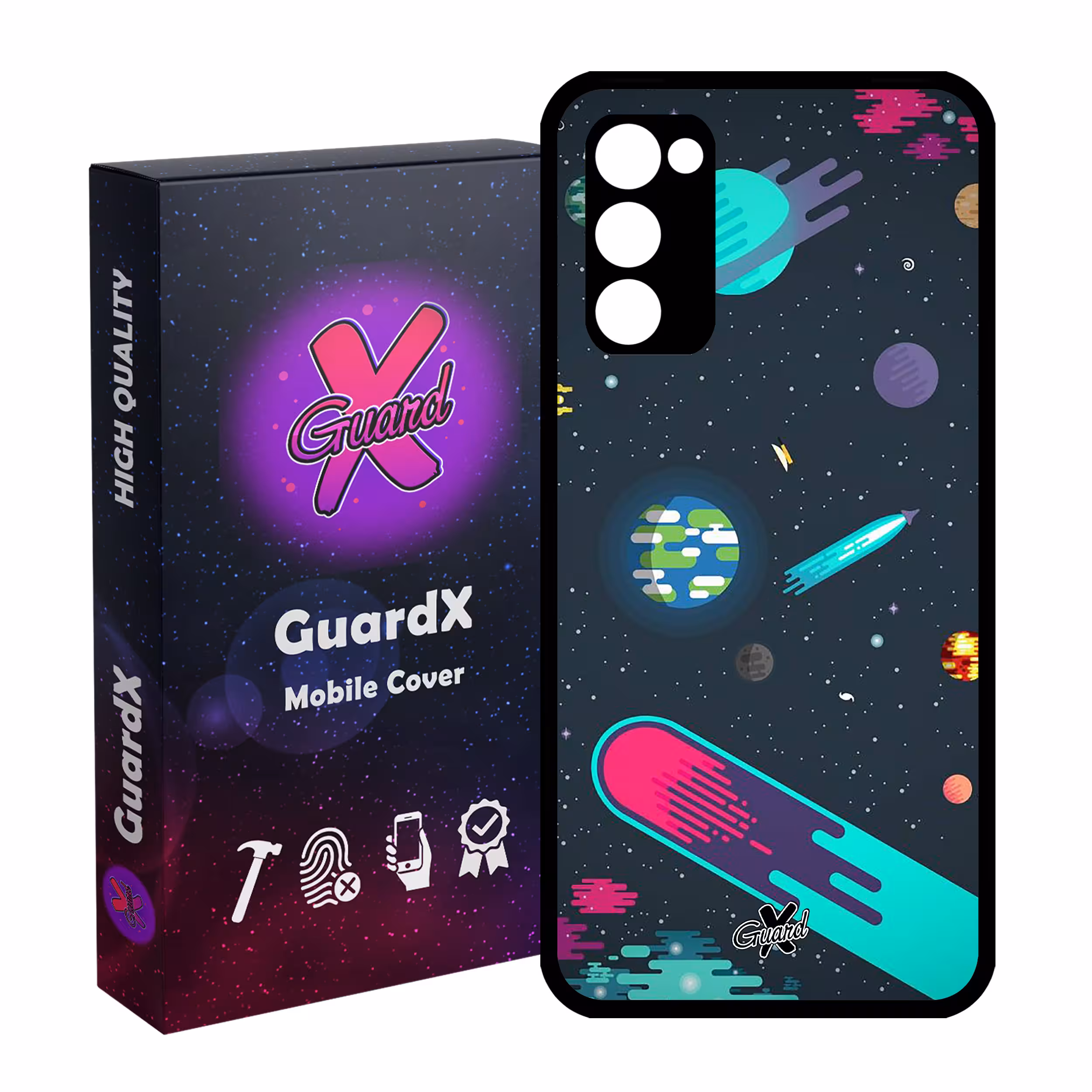 کاور گارد ایکس طرح Galaxy مدل Glass10073 مناسب برای گوشی موبایل سامسونگ Galaxy S20 FE