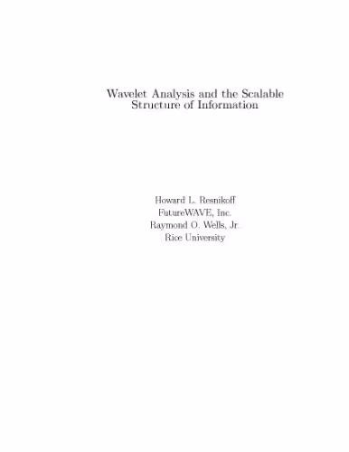 خرید و دانلود نسخه کامل کتاب Wavelet analysis and scalable structure of information