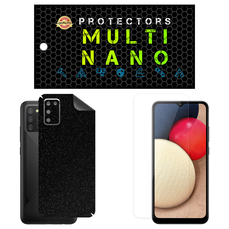 محافظ صفحه نمایش مولتی نانو مدل X-SFG مناسب برای گوشی موبایل سامسونگ Galaxy A02S به همراه برچسب پوششی | کالا برتری