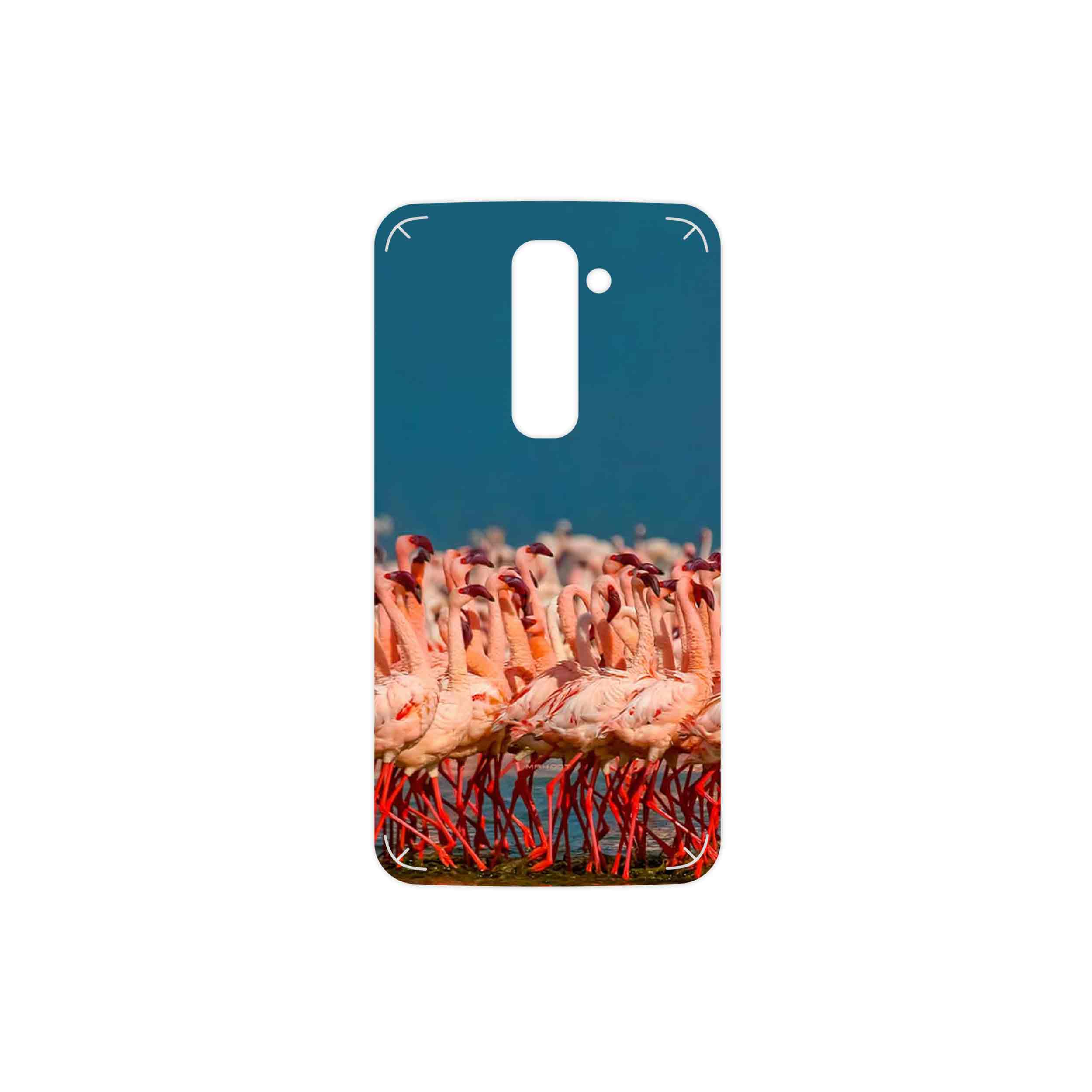 برچسب پوششی ماهوت مدل Flamingo مناسب برای گوشی موبایل ال جی G2