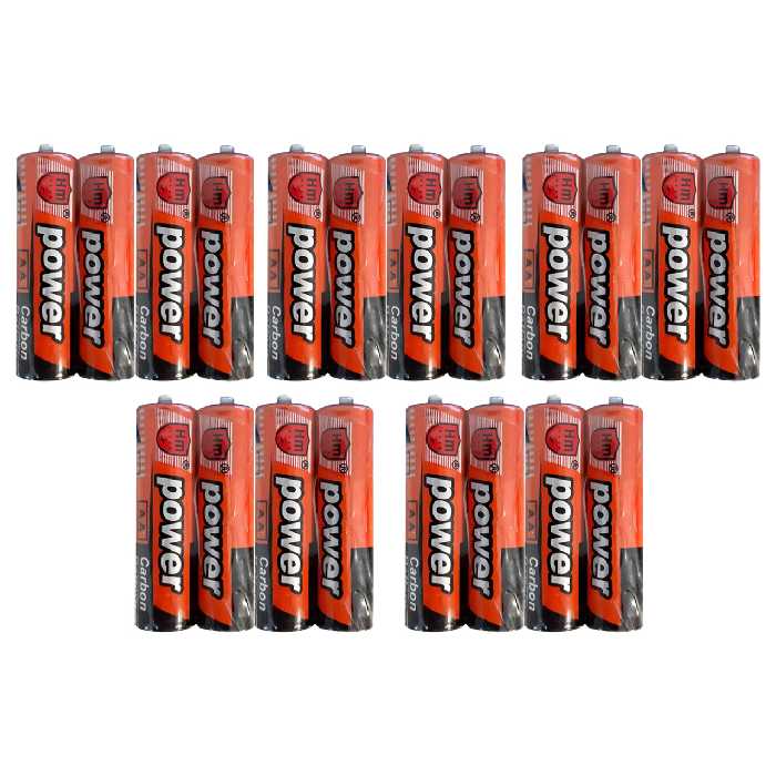 باتری قلمی مدل AA بسته 20 عددی