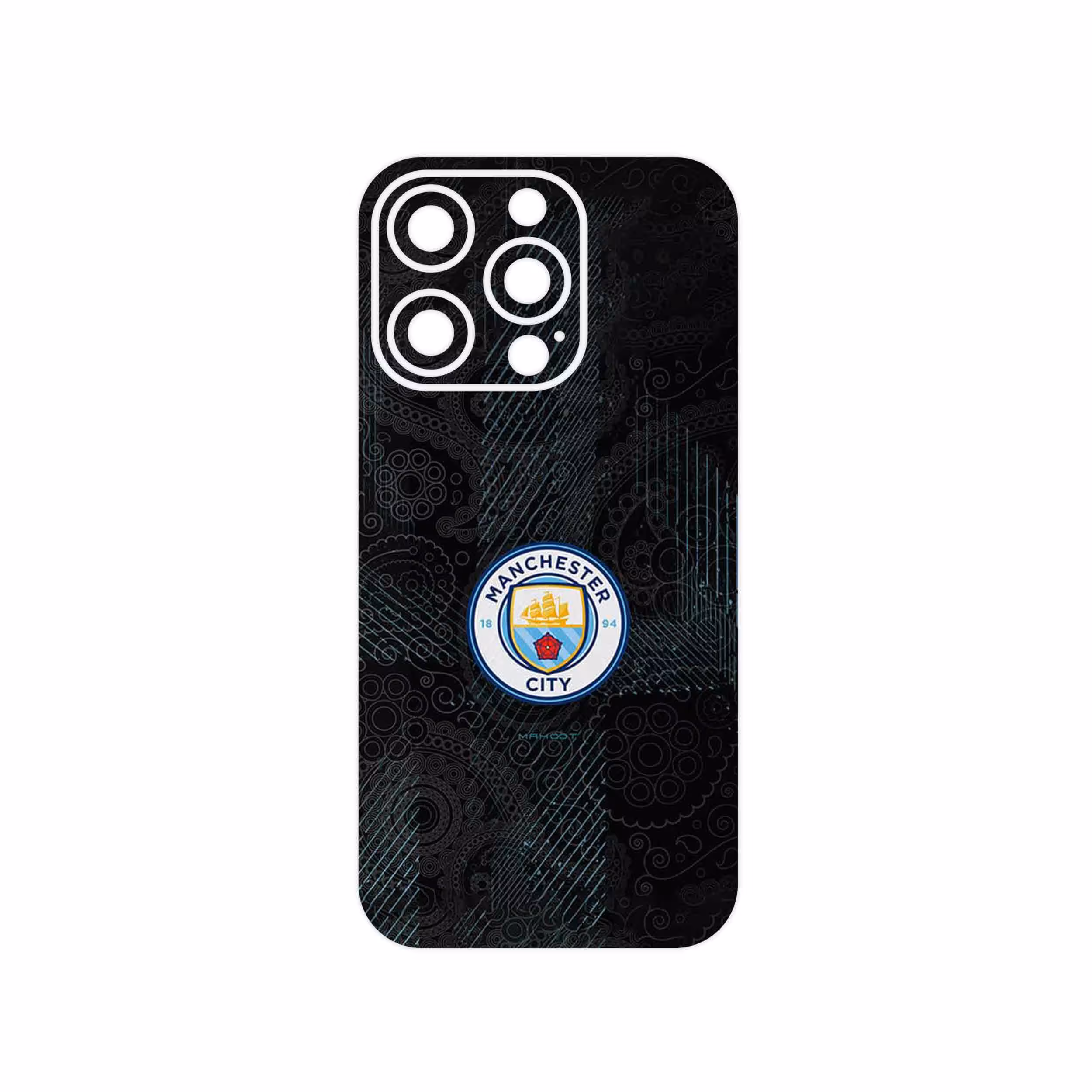 برچسب پوششی ماهوت مدل Manchester_City مناسب برای گوشی موبایل اپل iPhone 14 Pro