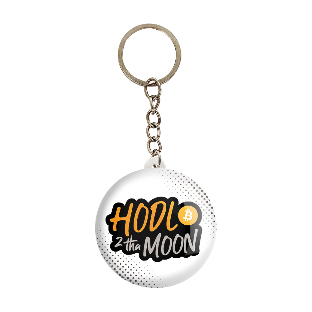 جاکلیدی خندالو مدل بیت کوین HODL Bitcoin 2 The Moon کد 10870