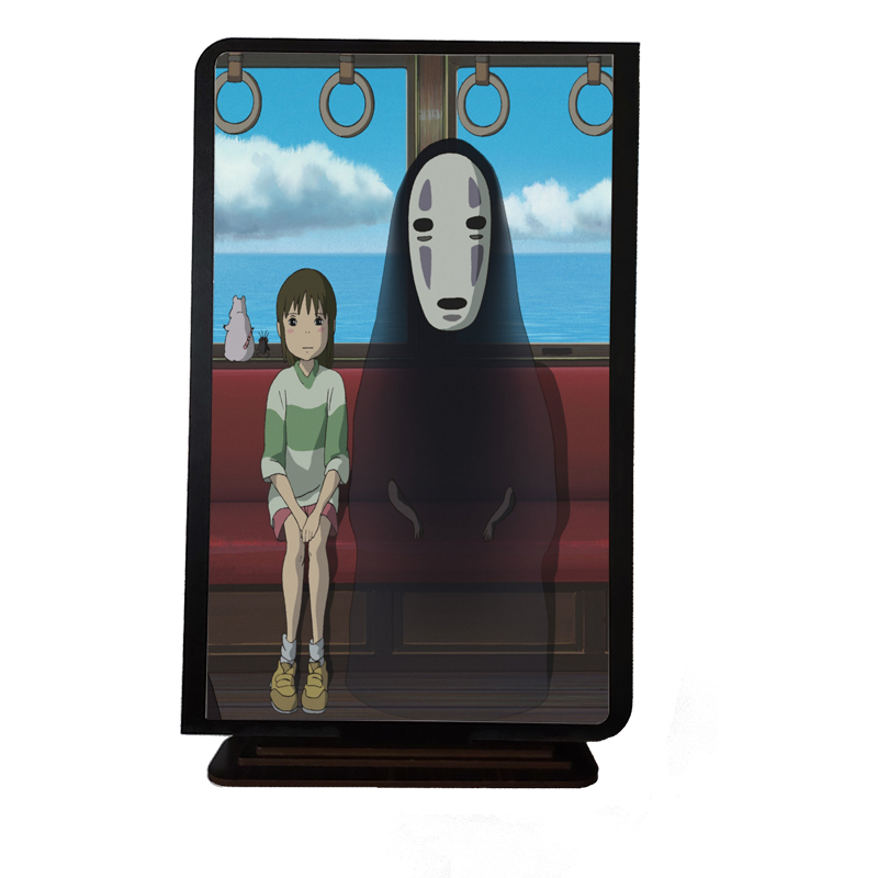 تابلو شاسی طرح انیمه شهر اشباح مدل نو فیس