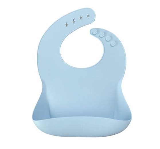 پیشبند سیلیکونی کاسه ای کودک Minikoioi رنگ آبی