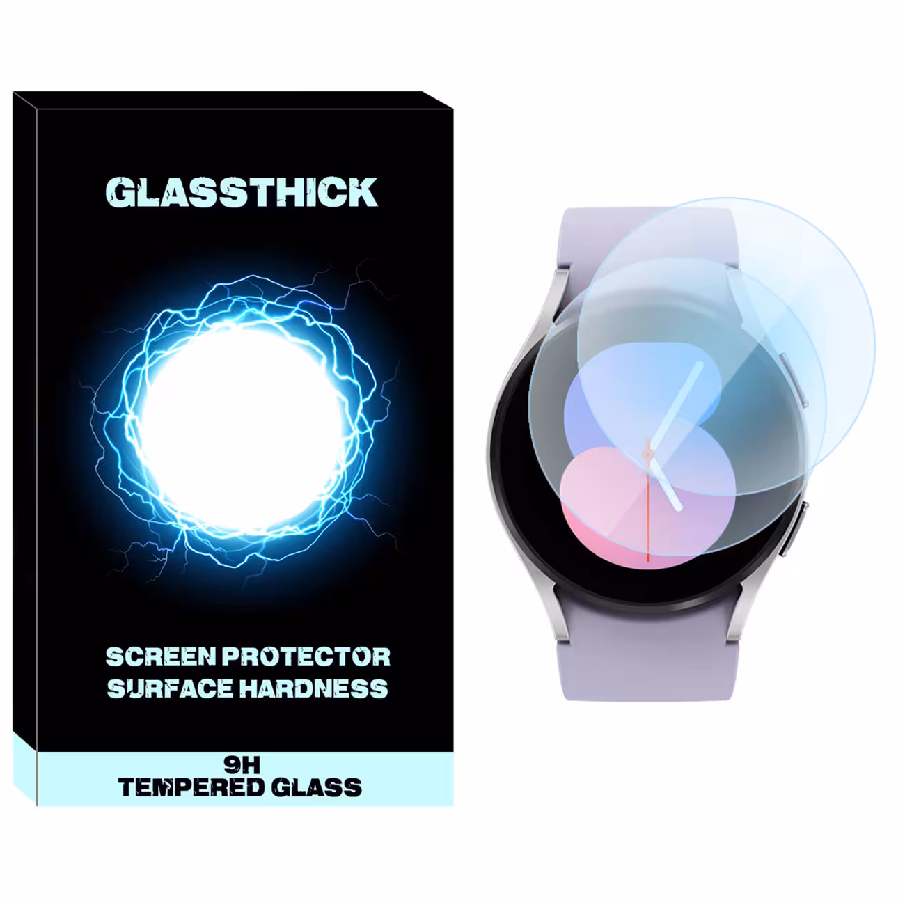 محافظ صفحه نمایش نانو گلستیگ مدل NGL مناسب برای ساعت هوشمند سامسونگ Galaxy Watch 5 40mm بسته دو عددی