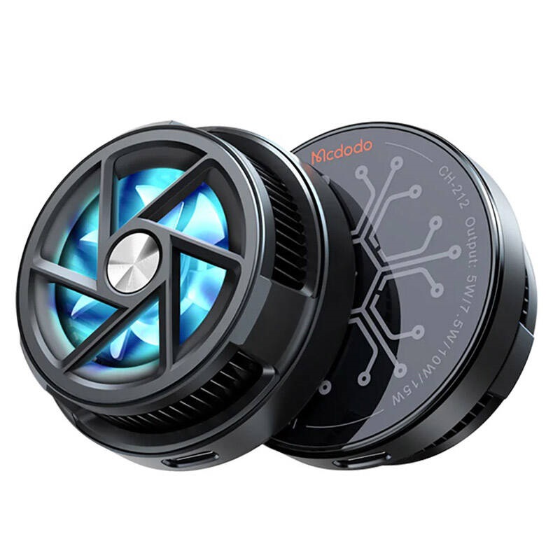 شارژر بی سیم فست شارژ و فن خنک کننده مگنتی Mcdodo CH-212 15W