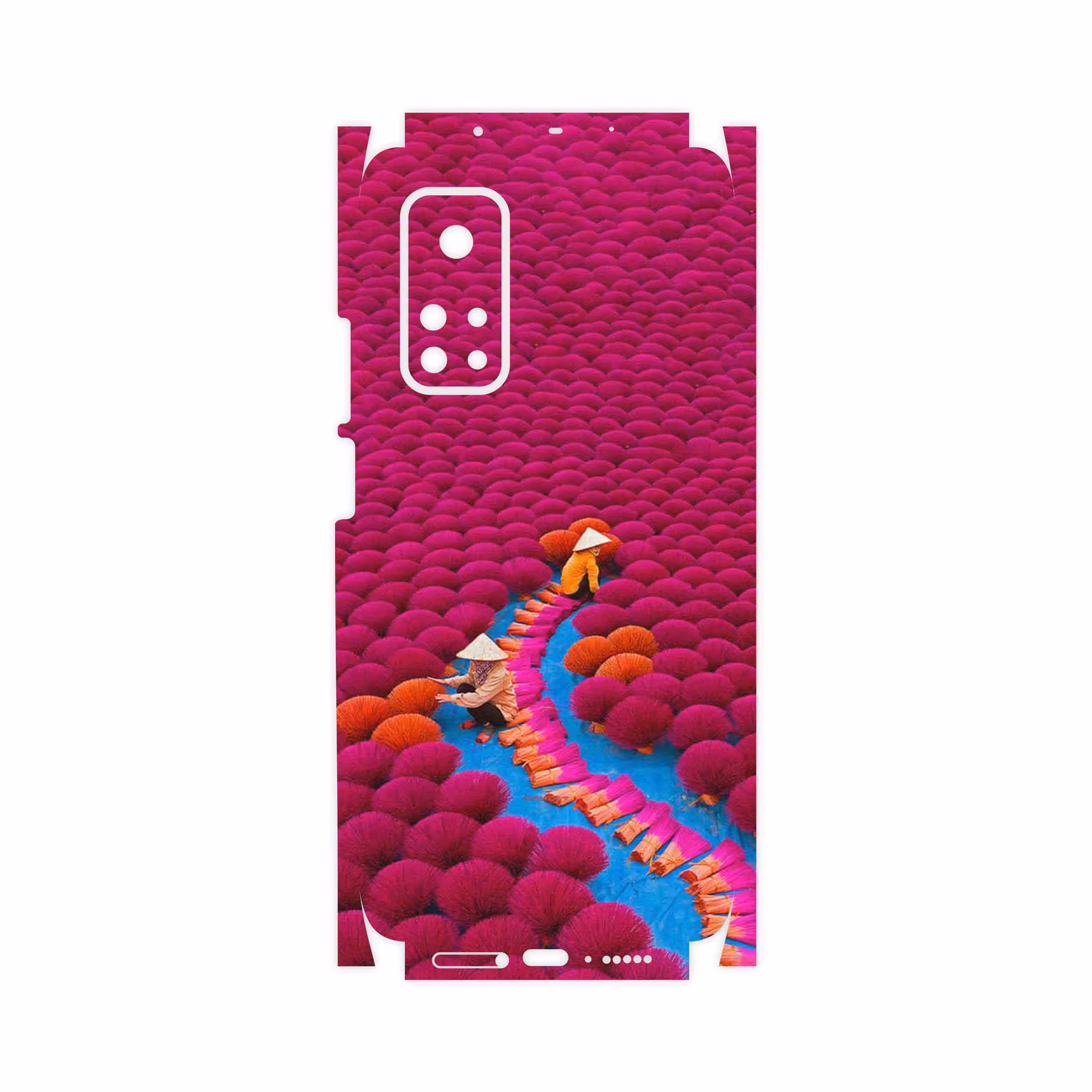 برچسب پوششی ماهوت مدل Vietnam Incense Wood Farms-FullSkin مناسب برای گوشی موبایل شیائومی Mi 10T Pro 5G