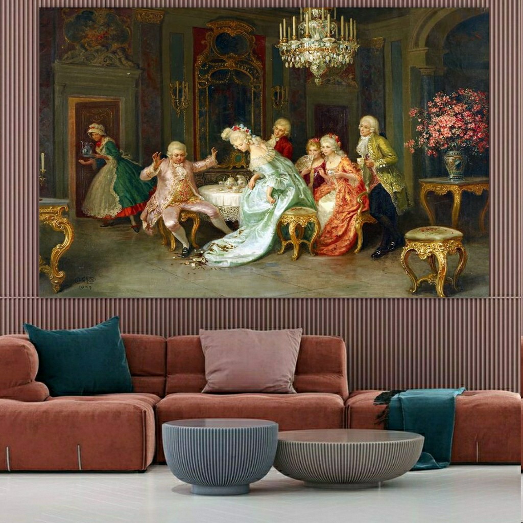 تابلو بوم طرح فرانسوی مدل آرتو ریچی کد SDB2425