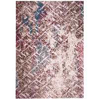 فرش ماشینی زمرد مشهد کد P28 زمینه کرم