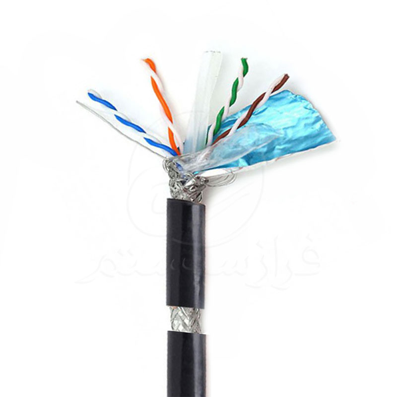 کابل شبکه تک روکش Cat6 SFTP Outdoor نگزنس 1m - فراز سیستم