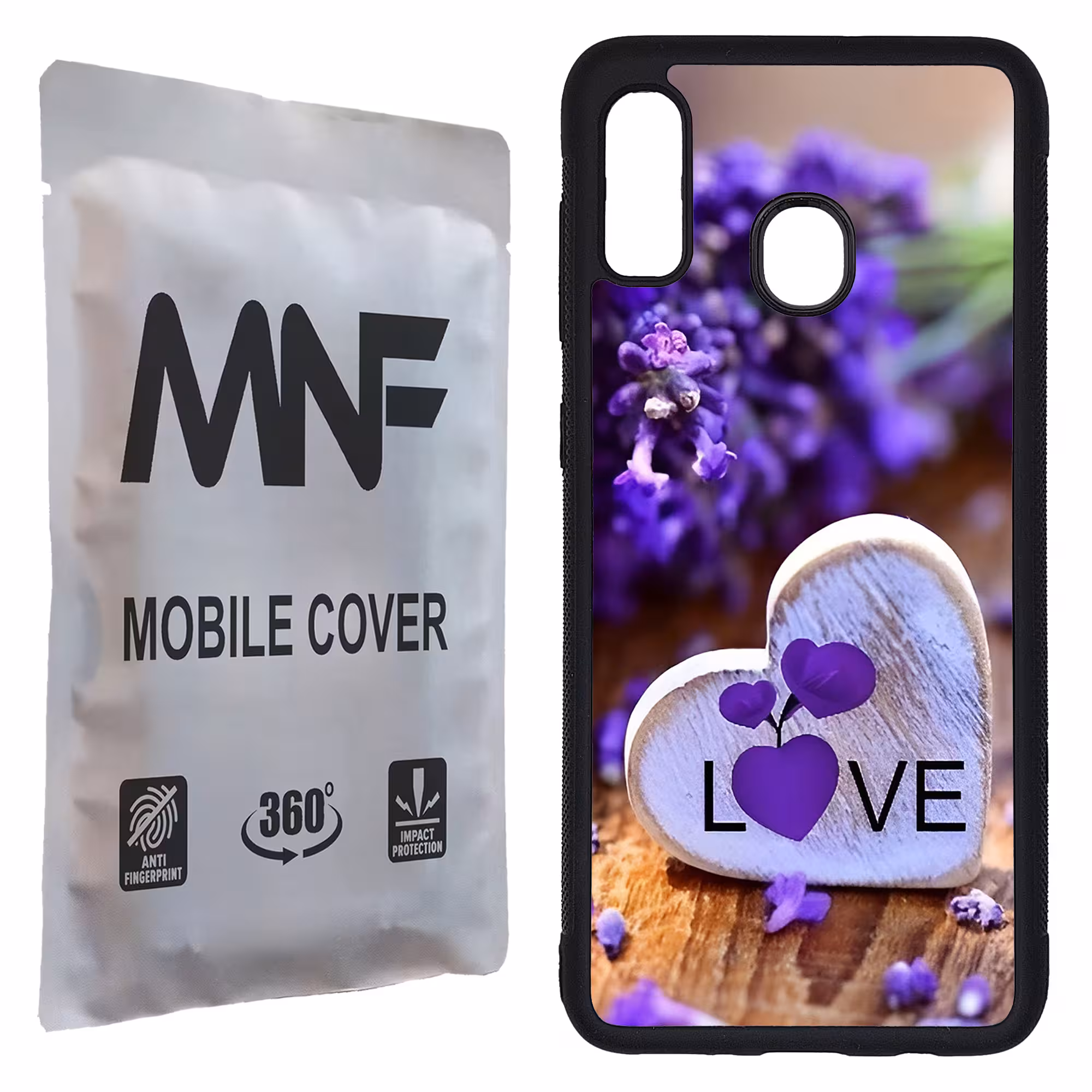 کاور ام ان اف طرح قلبی LOVE کد P-002 مناسب برای گوشی موبایل سامسونگ Galaxy A30 / A20