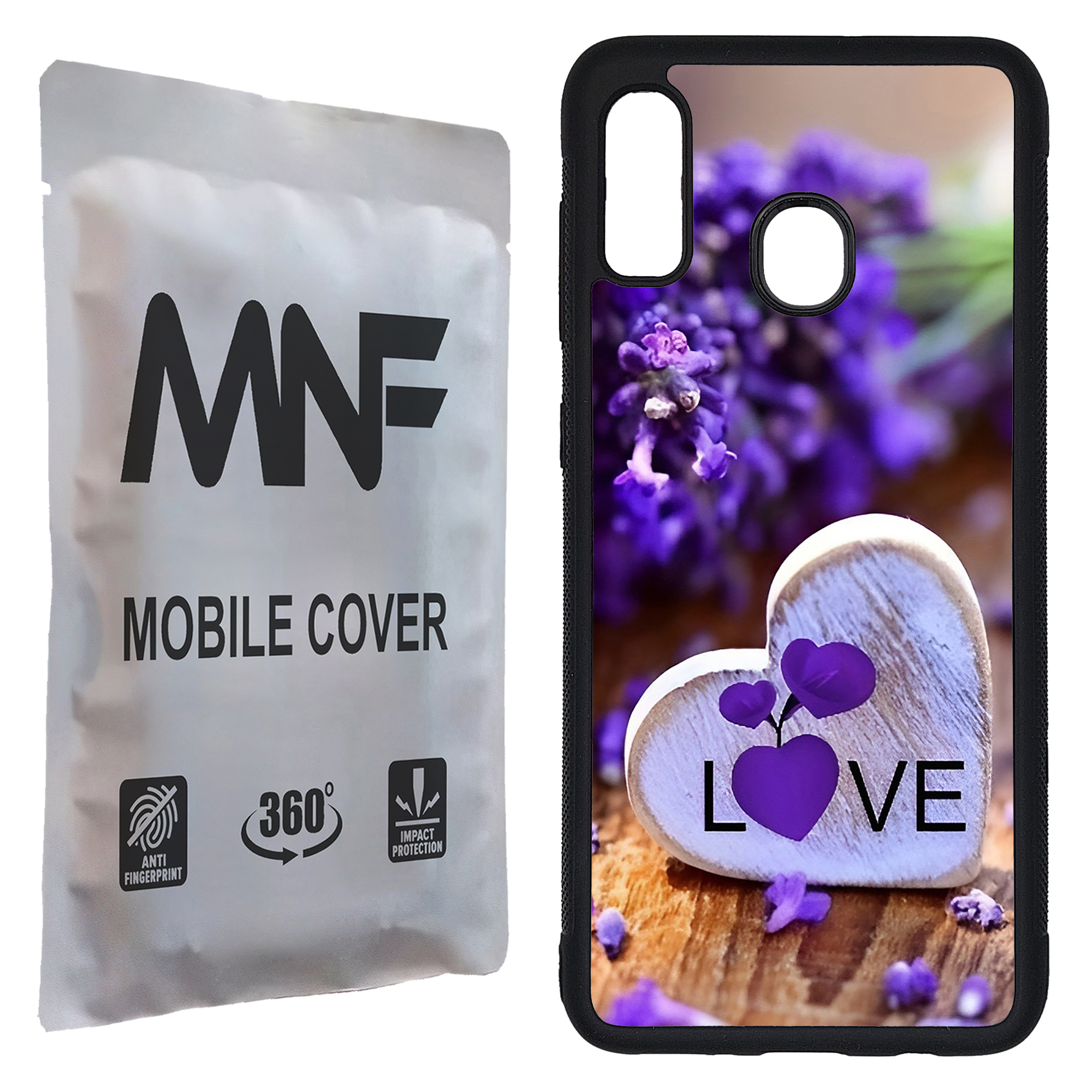 کاور ام ان اف طرح قلبی LOVE کد P-002 مناسب برای گوشی موبایل سامسونگ Galaxy A30 / A20