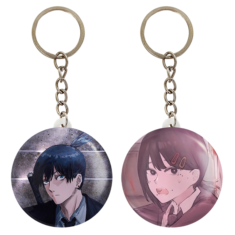 جاکلیدی خندالو مدل کوبنی و هایاکاوا انیمه مرد اره ای کد 1796717962 مجموعه 2 عددی