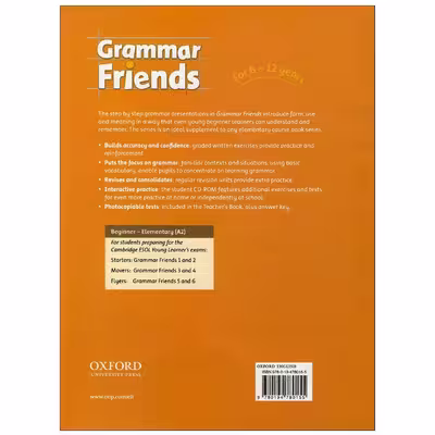 کتاب Grammar Friends 4-5 اثر Tim Ward and Eileen Flannigan انتشارات آکسفورد 3 جلدی