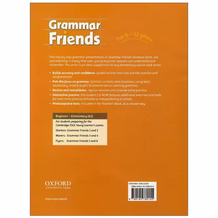 کتاب Grammar Friends 4-5 اثر Tim Ward and Eileen Flannigan انتشارات آکسفورد 3 جلدی